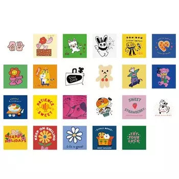 Набор наклеек CBTstationery 46 шт.