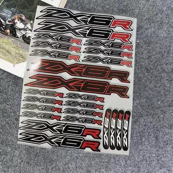 Набор наклеек для Kawasaki ZX6R, аксессуары для мотоциклов, детали для шлема, гоночные обтекатели, коврик для танка, наклейка, ниндзя ZX 6R 2009 2010 2012 2024