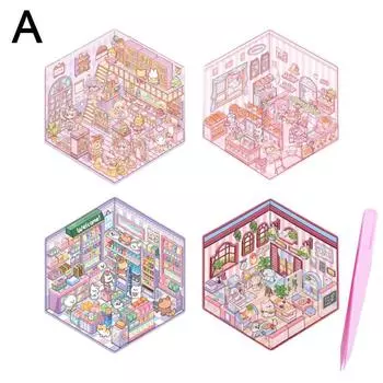 Набор наклеек для скрапбукинга 10 шт.