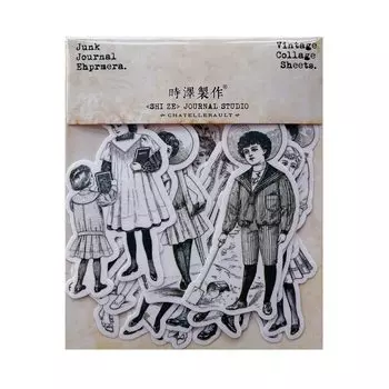 Набор наклеек для скрапбукинга 17 шт