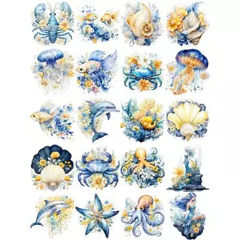 Набор наклеек для скрапбукинга TIAMECH