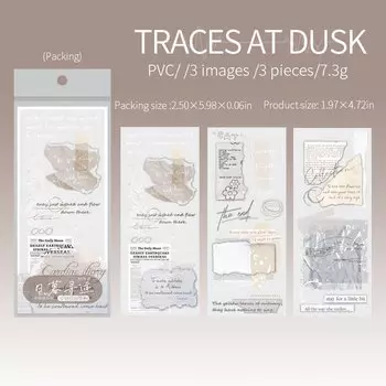 Набор наклеек-дневников Journal GO, 3 шт.