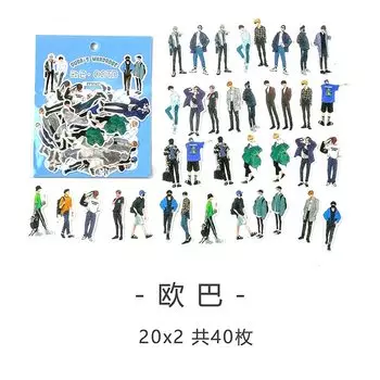 Набор наклеек Gimue 40 шт.