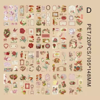 Набор наклеек Journamm 20 шт.