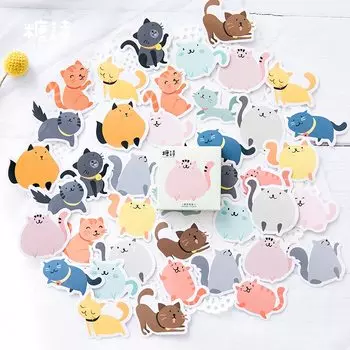 Набор наклеек кошки Mengtai 45 шт.