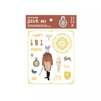 Набор наклеек leaffei с животными