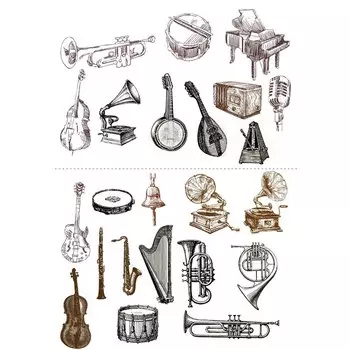 Набор наклеек Mohamm для скрапбукинга