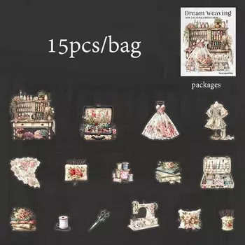 Набор наклеек Mr. Paper, 6 стилей