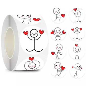 Набор наклеек на День Матери 500 шт