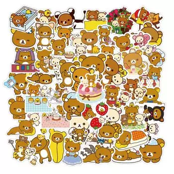 Набор наклеек Rilakkuma 50 шт.