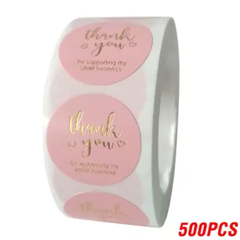 Набор наклеек "Спасибо", бумага, 100-500 шт