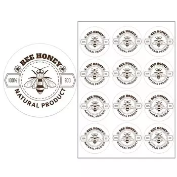 Набор наклеек WDINPATY для меда 24/48 шт