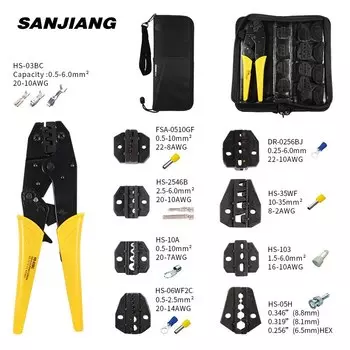 Набор обжимных инструментов SANJIANG HS-03BC