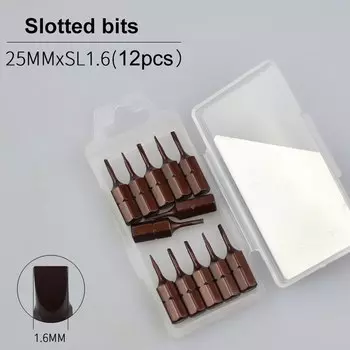 Набор отверточных бит Paowuxian 12 шт.