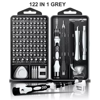 Набор отверток 122 в 1, прецизионные магнитные насадки для отверток, звездообразные шестигранные насадки, ручка, ремонт, Набор отверток, ручные инструменты