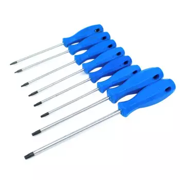 Набор отверток Torx из хромованадиевой стали, 8 шт., с отверстием, магнитная Магнитная деталь, Набор отверток для ремонта телефонов