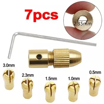 Набор переходных сверл BSIDE 7 шт., 0,5-3,0 мм