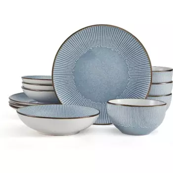 Набор посуды Arlie Blue из 12 предметов, сервис на 4 персоны