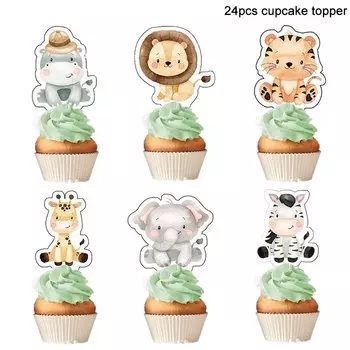 Набор посуды для детского праздника "Джунгли"