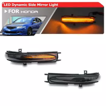 Дымчатый для Acura TSX для Honda Accord Hybrid Saloon Tourer Civic Hatch Sequential Dynamic LED комплект указателей поворота бокового зеркала