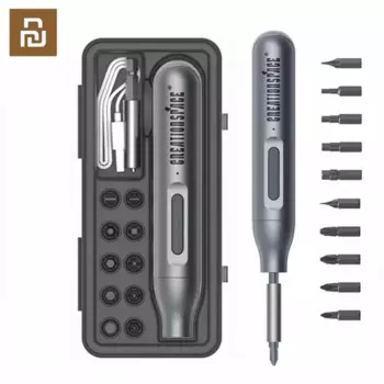 Набор прецизионных электрических отверток Xiaomi CREATIONSPACE 1.8N.m, заряжаемые электроинструменты, беспроводные мини-отвертки с зарядкой Type-C