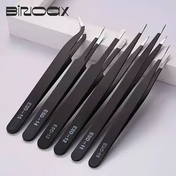 Набор прецизионных пинцетов Binoax из нержавеющей стали