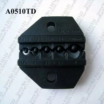 Набор пресс-форм A0510TD, обжимные пасти для неизолированных кабельных наконечников