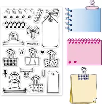 Набор прозрачных силиконовых штампов Arricraft