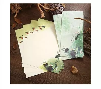 Набор Ретро-писем и конвертов Pelsone