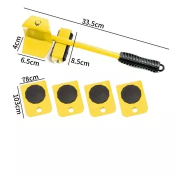 Набор роликов для перемещения мебели isfriday, 5 шт.