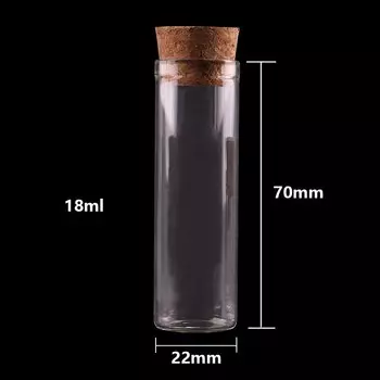 Набор стеклянных пробирок CHZHG 100 шт.