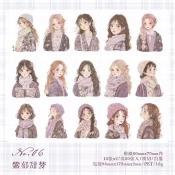 Набор стикеров Alideco 15 шт.