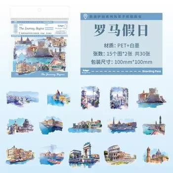 Набор стикеров Amengguo 30 шт.