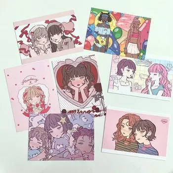 Набор стикеров Gamilike Kawaii 7 шт