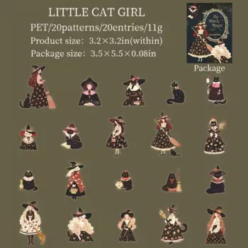 Набор стикеров Jianwu Black Magic Series