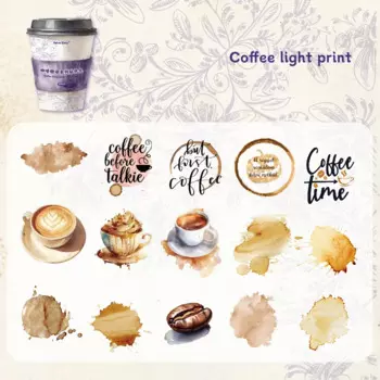 Набор стикеров JIANWU Coffee Story Series