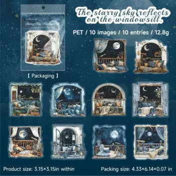 Набор стикеров JIANWU Fantastic Night Series