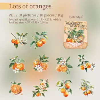 Набор стикеров Jianwu Фруктовый аромат