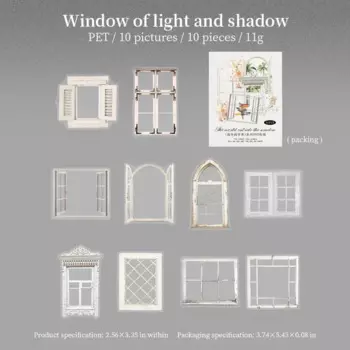 Набор стикеров Jianwu "Мир за окном"