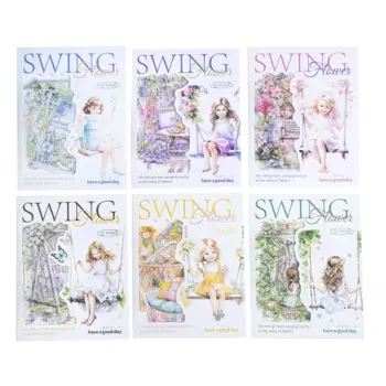 Набор стикеров Jianwu Swing Flower Series