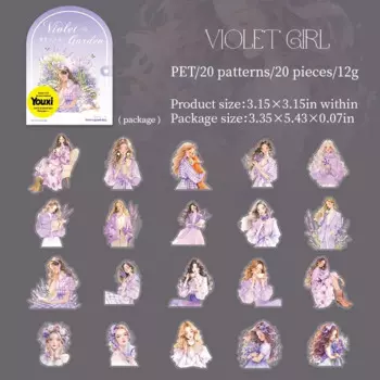 Набор стикеров Jianwu "Жестокий сад"