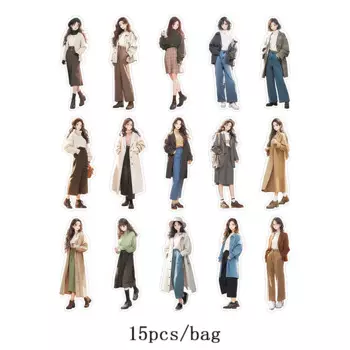 Набор стикеров Mr. Paper 15 штук