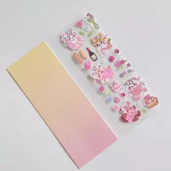 Набор стикеров с изображением кота сакуры Gamilike