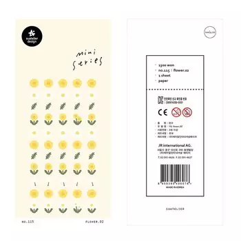 Набор стикеров Suatelier Мини цветы