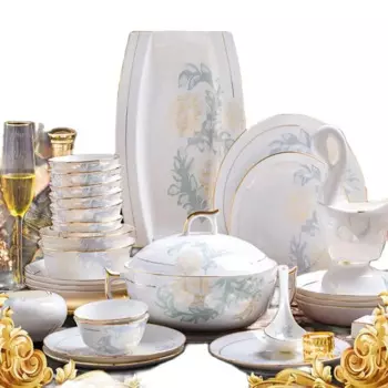 Набор столовой посуды, 60 предметов, набор посуды и тарелок