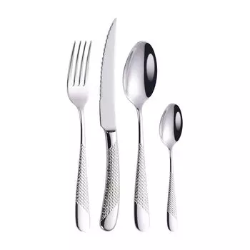 Набор столовых приборов SPKLIFEY из нержавеющей стали серебристого цвета