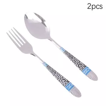 Набор столовых приборов YOWEI вилка и ложка из нержавеющей стали