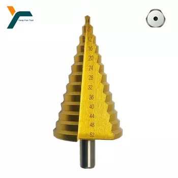 Набор ступенчатых сверл XMSJ 4-52 мм титановые