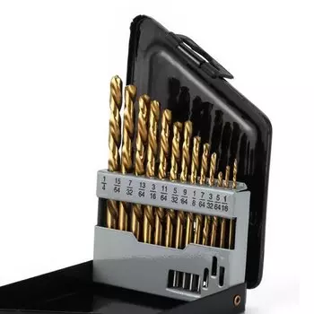 Набор сверл Beamnova 13 шт., левые, M2 HSS с титановым покрытием