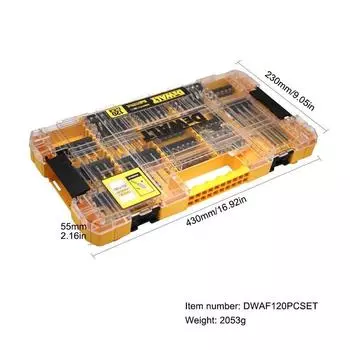 Набор сверл DeWalt DWAF120PCSET
